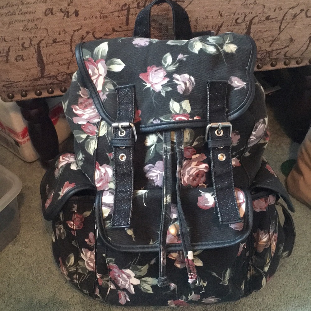 Floral backpack